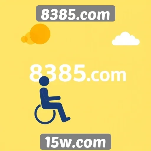 Acessibilidade e interface do site 8385.com