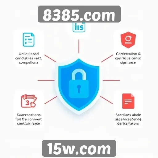 Recursos de segurança do site 8385.com em destaque
